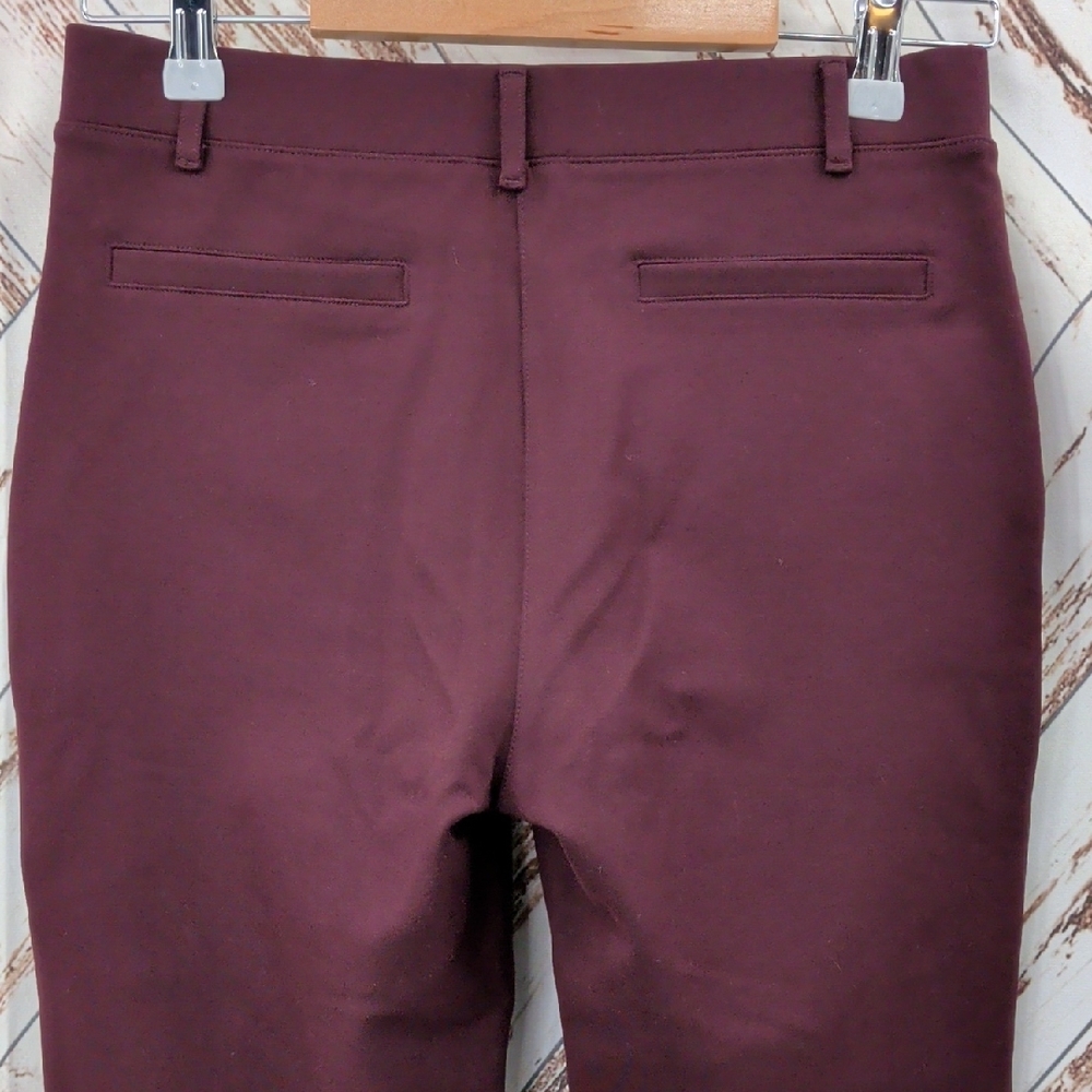 Quince Straight-Leg Pants in Wine - Picture 6 of 9